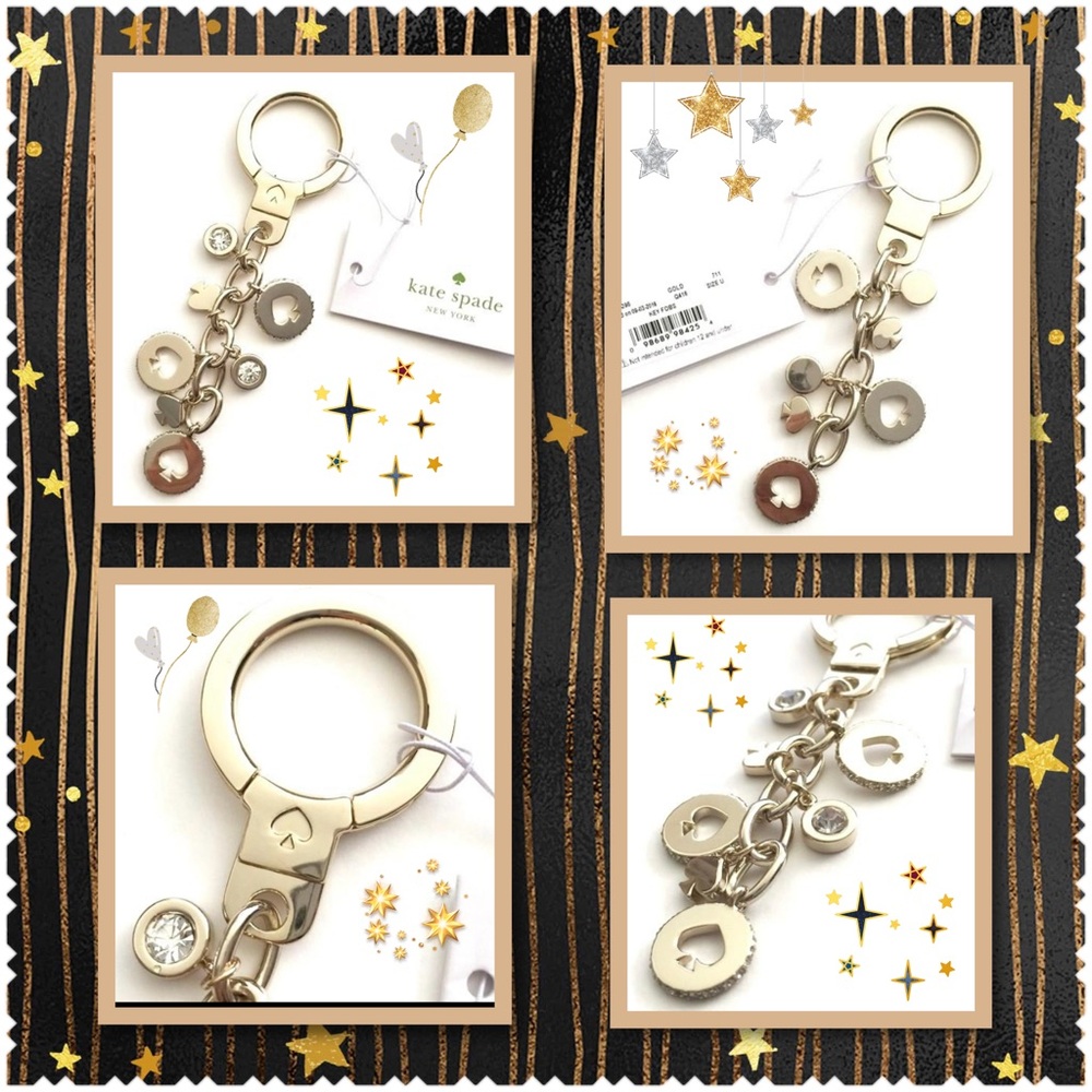Kate Spade “Spot the Spade” Keychain